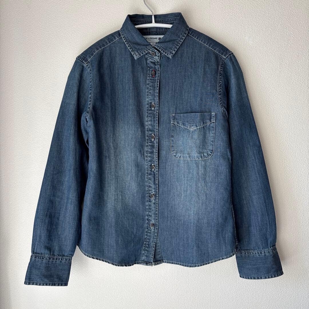 UNIQLO INES DE LA FRESSANGE デニムシャツ