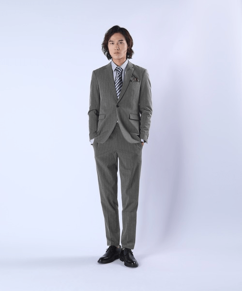 perky room 【Cloudstyle】2釦オールシーズンセットアップ/ジャケット&イージーパンツ