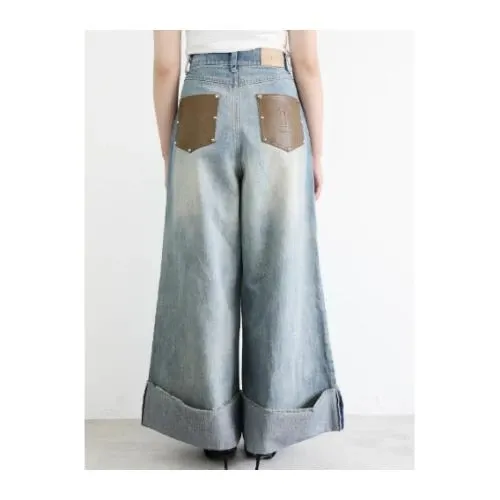 Boka nii BBレザーポケットデニム
