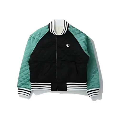 FAKE AS FLOWERS STADIUM JACKET