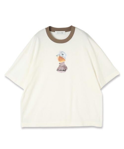CULLNI CULLNI × LITTLE FUNNY FACE 『 Hat On I 』Logo Embroidery Pull
