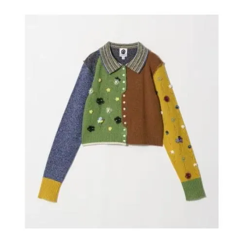 YANYAN CRAZY COLLARED XL SLV CARDIGAN