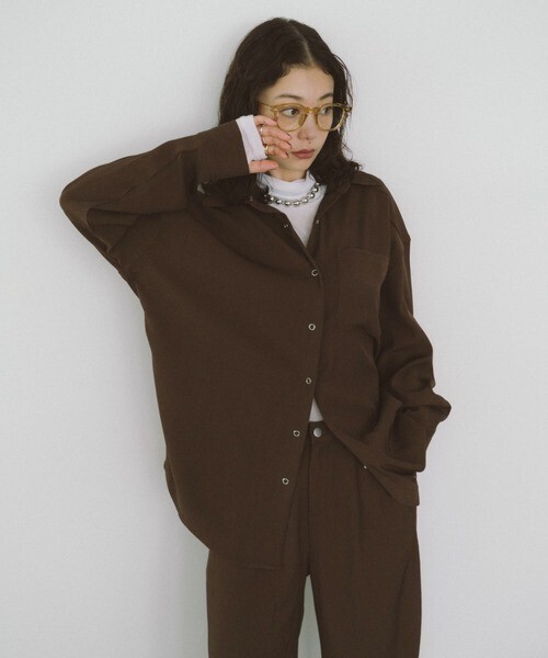 HANNE コンフォートベルトシャツ