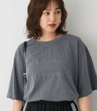 CRAFT STANDARD BOUTIQUE ピグメント刺繍TEE②
