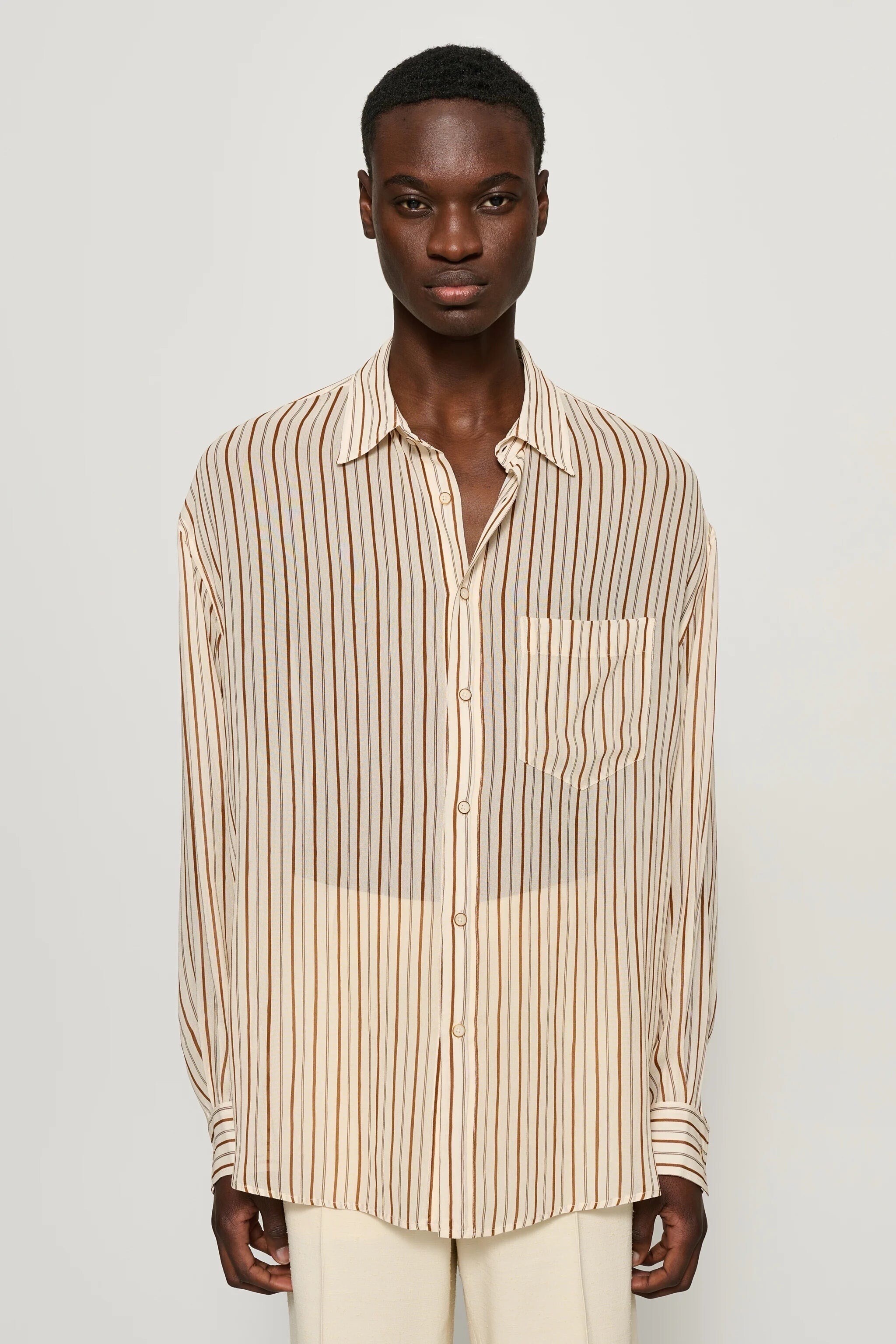 CMMN SWDN Kai Sheer Shirt