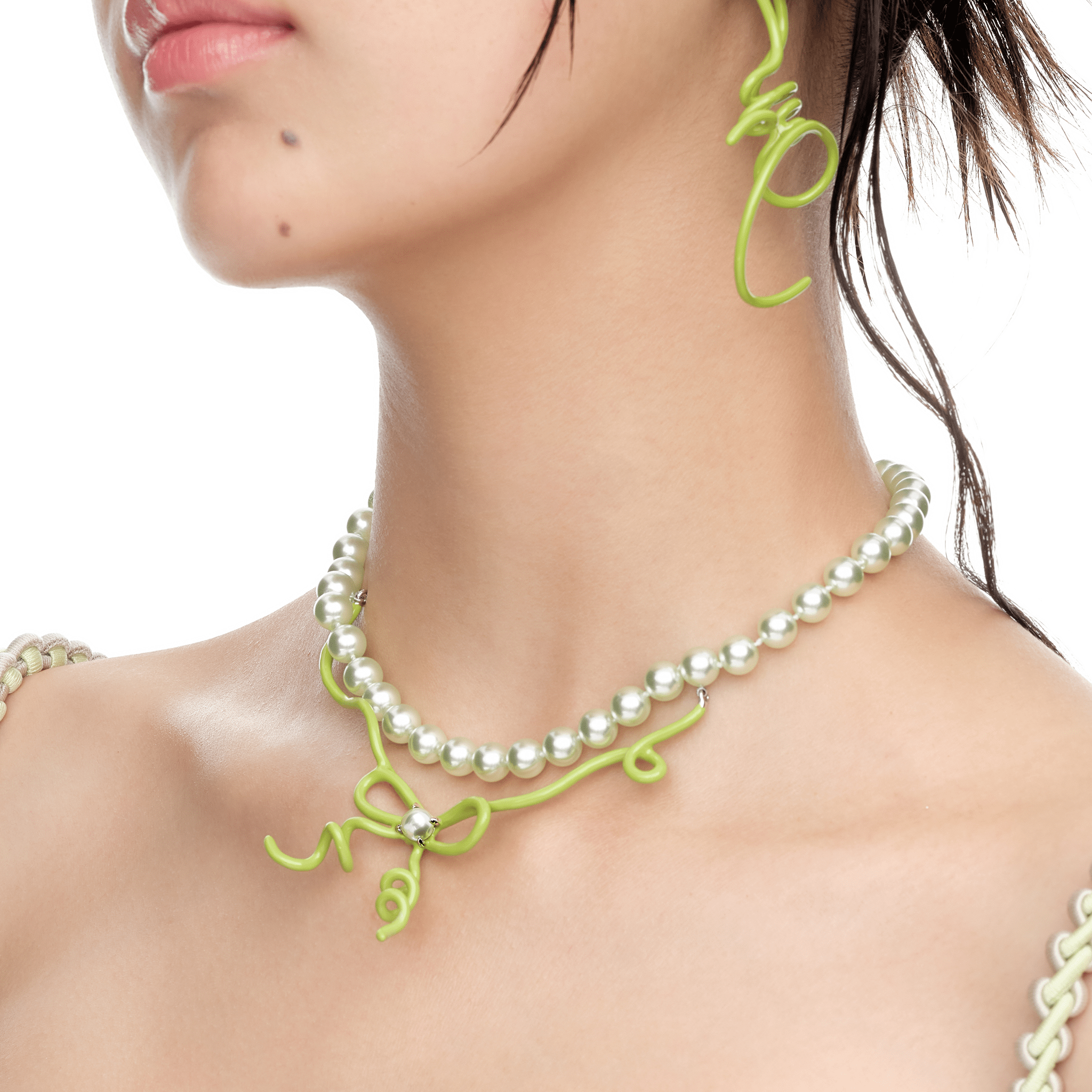 YVMIN PARADISE / VINES PEARL NECKLACE