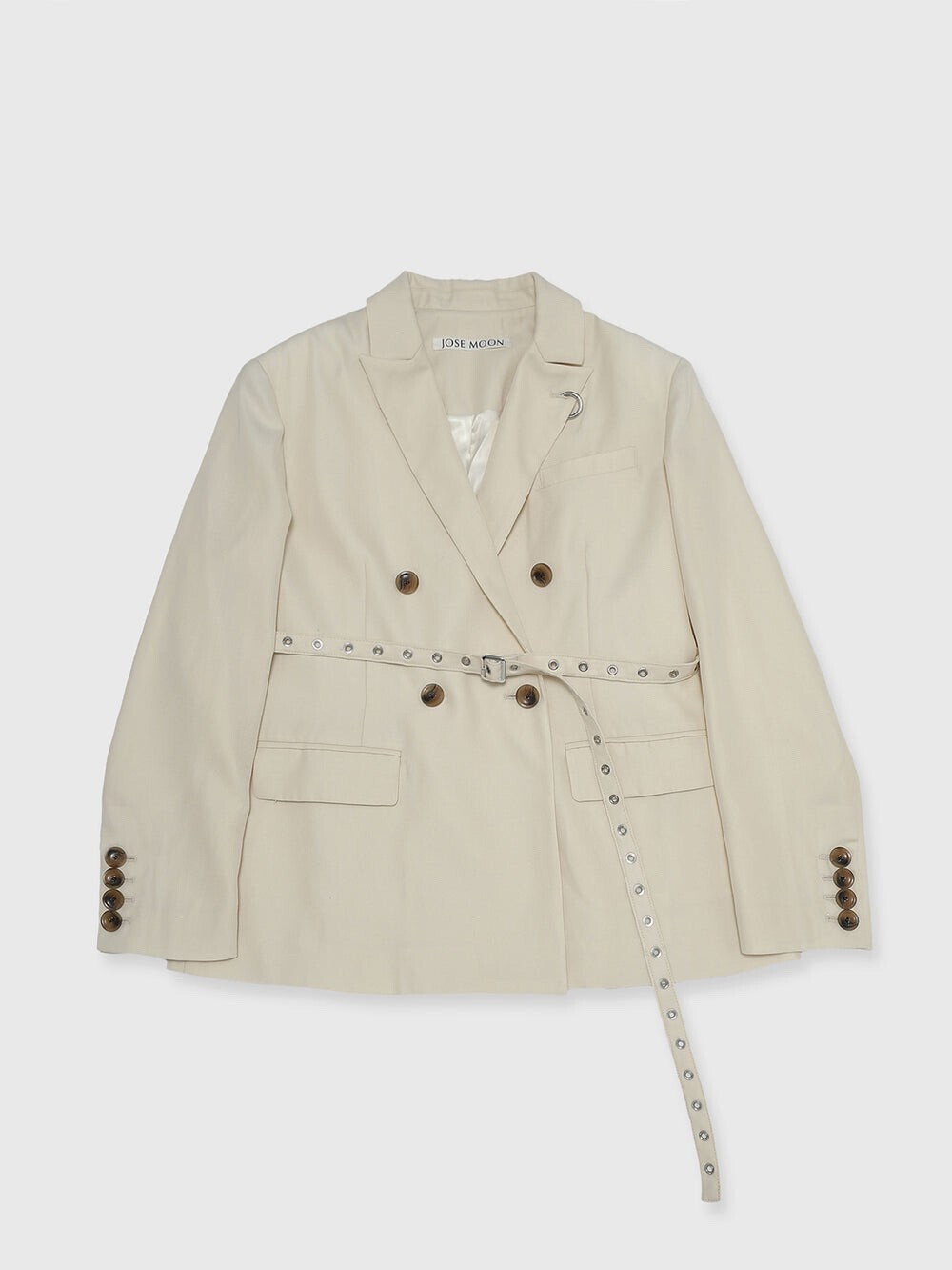 JOSE MOON BELTED TAILORED JACKET