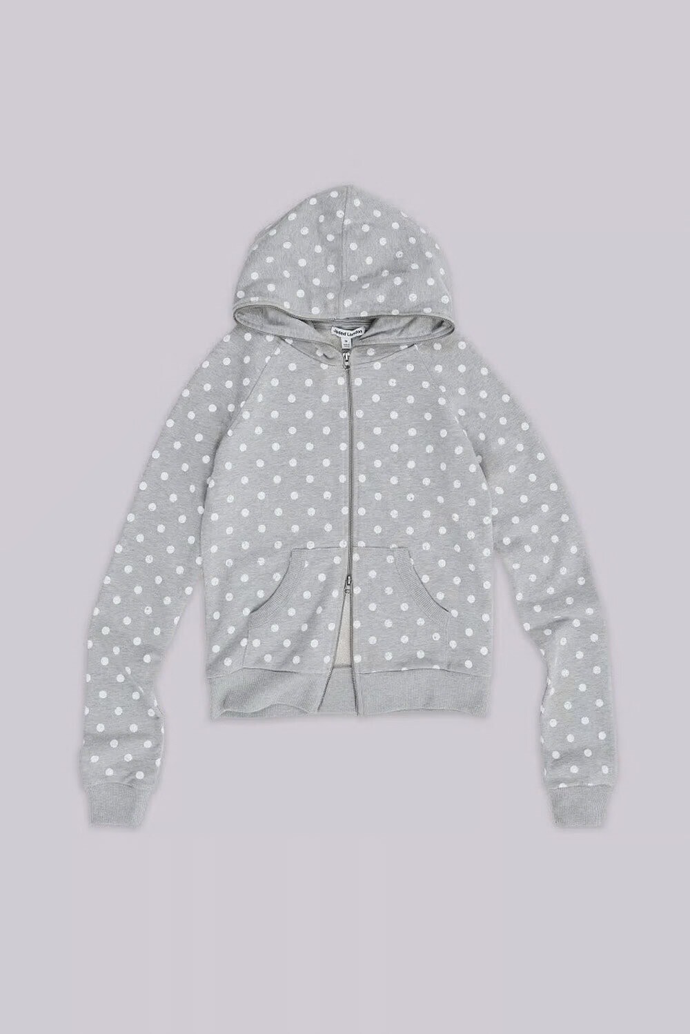 Jaded London Grey Polkadot Hoodie