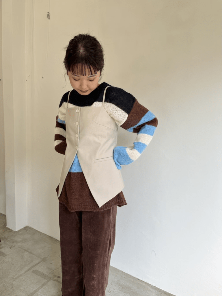 421_select front open camisole vest