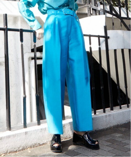 MAISON SPECIAL シルキーダブルクロスコクーンパンツ