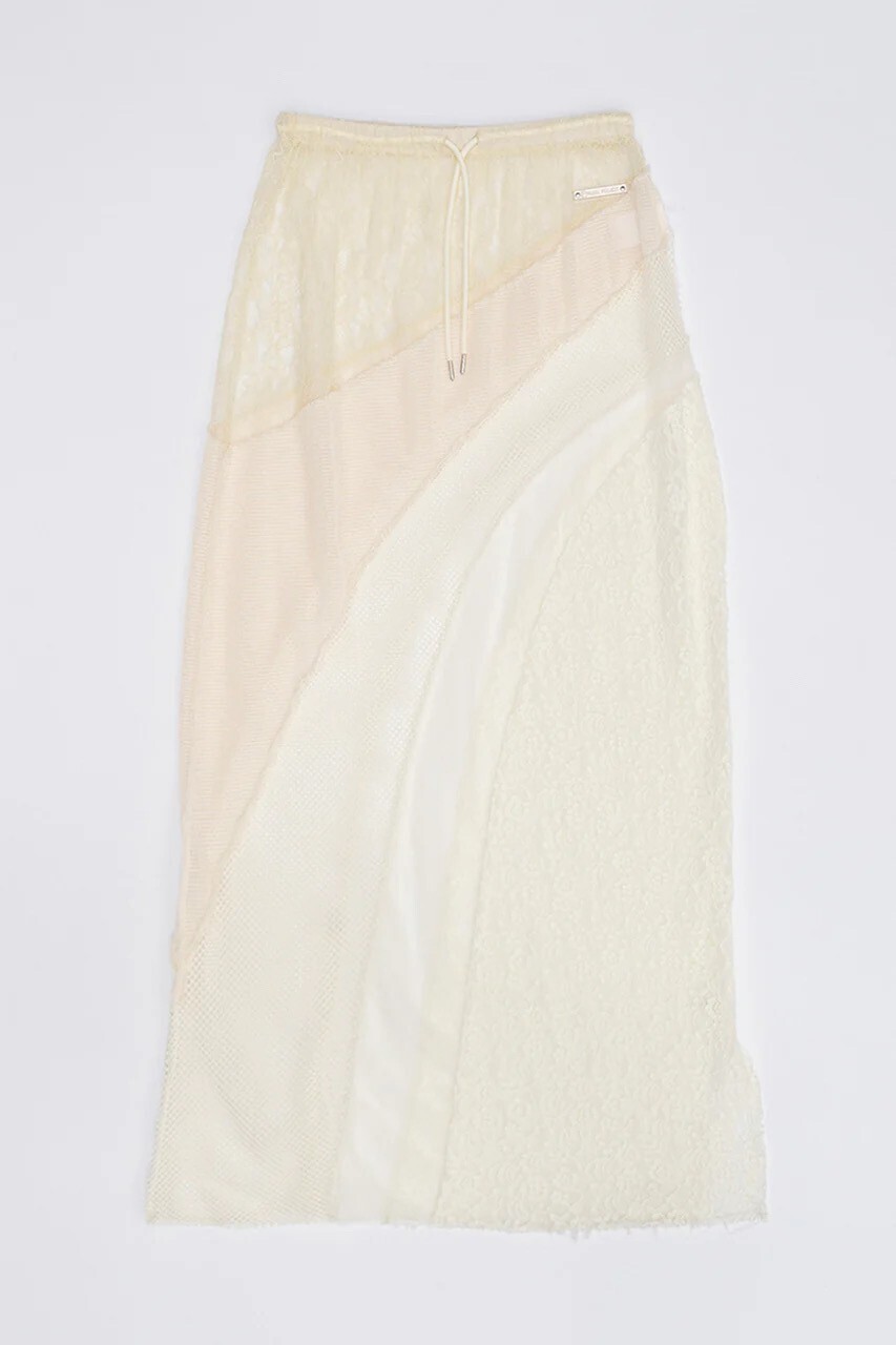 PRANK PROJECT Lace Collage Maxi Skirt