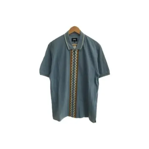 Stussy フルジップポロシャツ