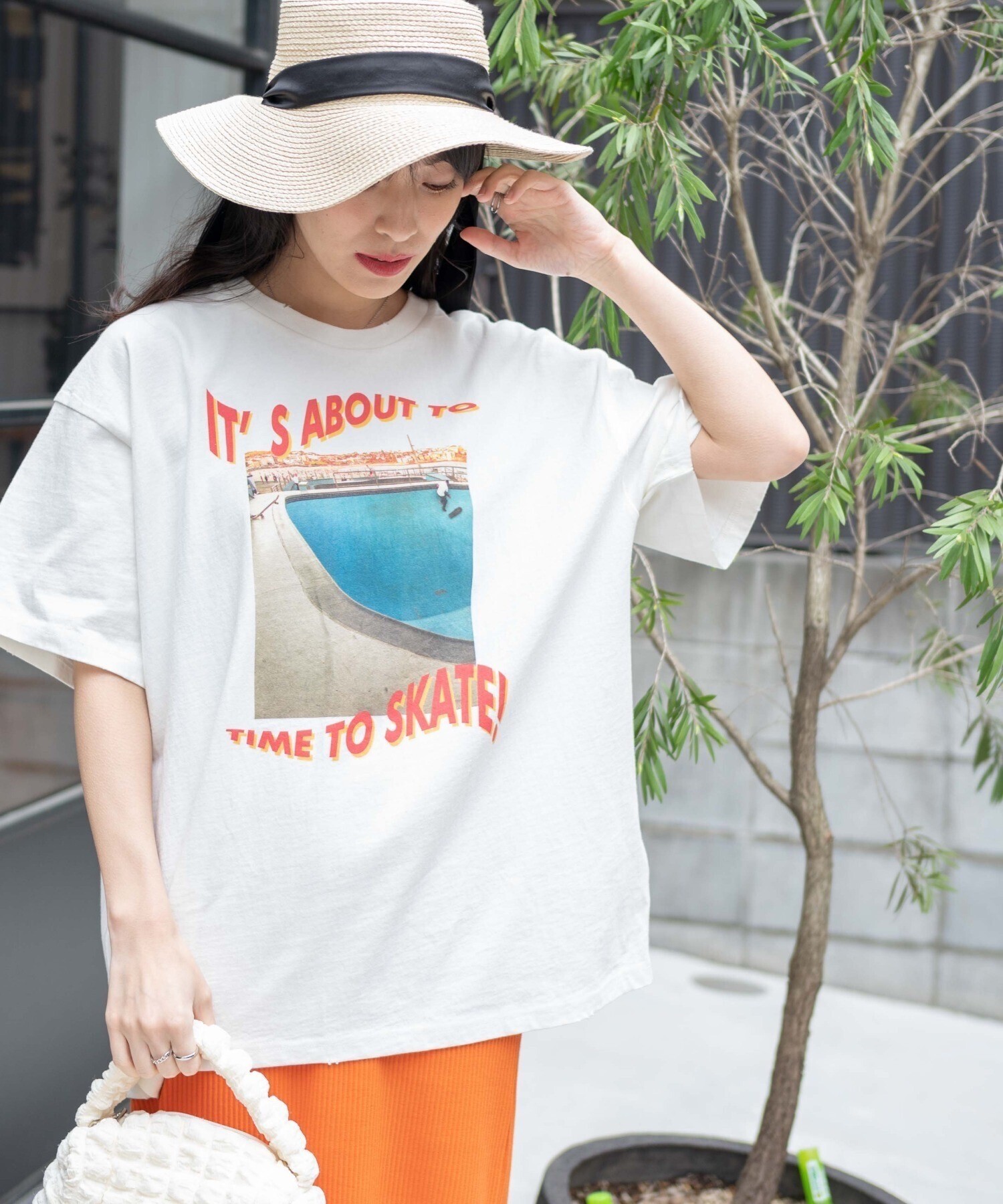 WEGO ピグメントBIGTシャツ