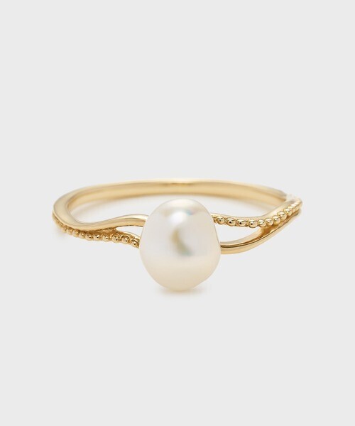 NOJESS 【Pocket Ring】K10パールリング