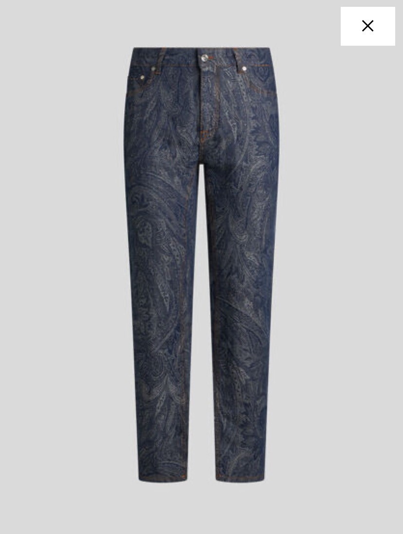 ETRO レギュラー ストレッチ ジーンズ