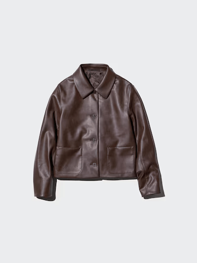 UNIQLO コーティングショートジャケット