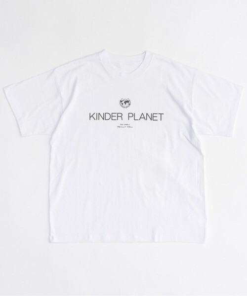 MAISON SPECIAL KINDER PLANET Print T-shirt/KINDER PLANEプリントTシャツ