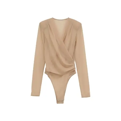 CLANE SHEER DRAPE BODYSUITS