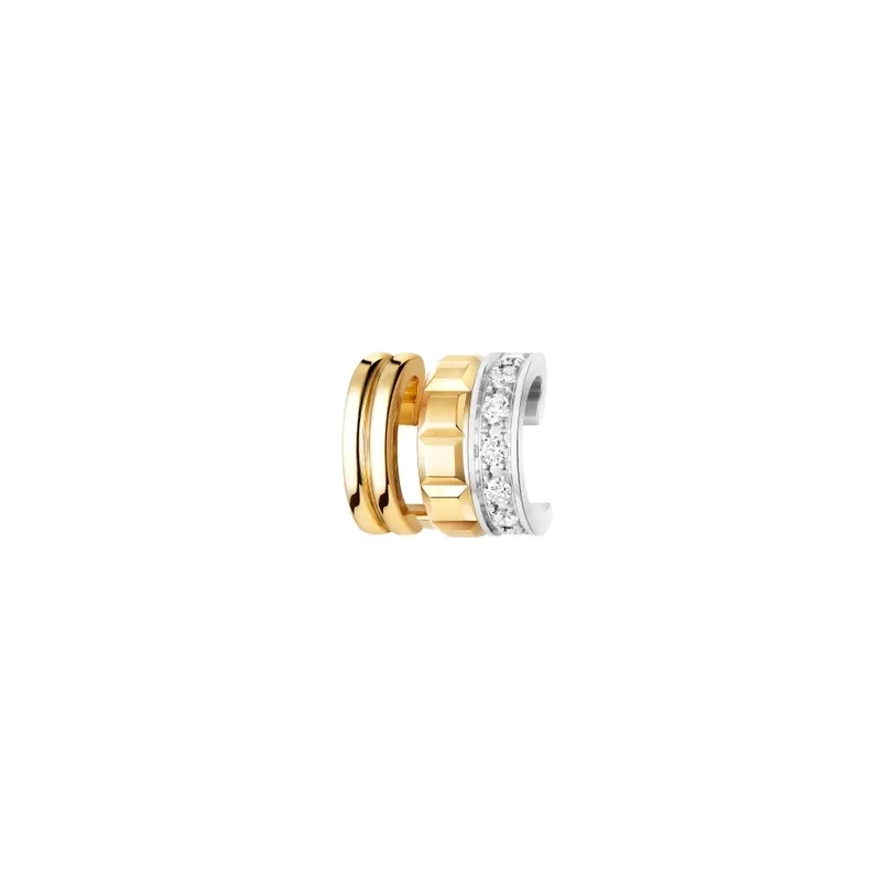 BOUCHERON QUATRE RADIANT EDITION キャトル ラディアント オープンロー シングル クリップイヤリング