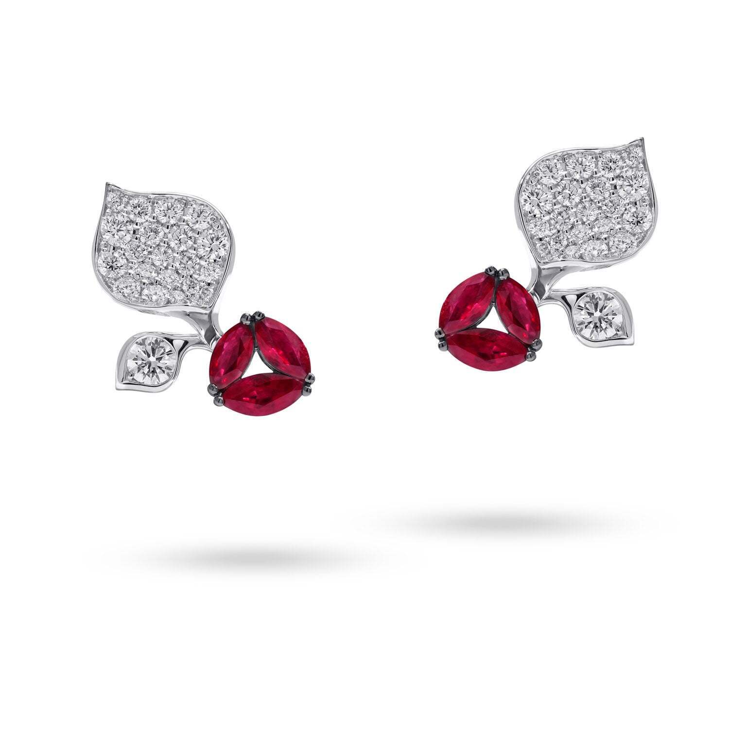 STENZHORN À FLEUR DE PARIS ルビー・ピアス