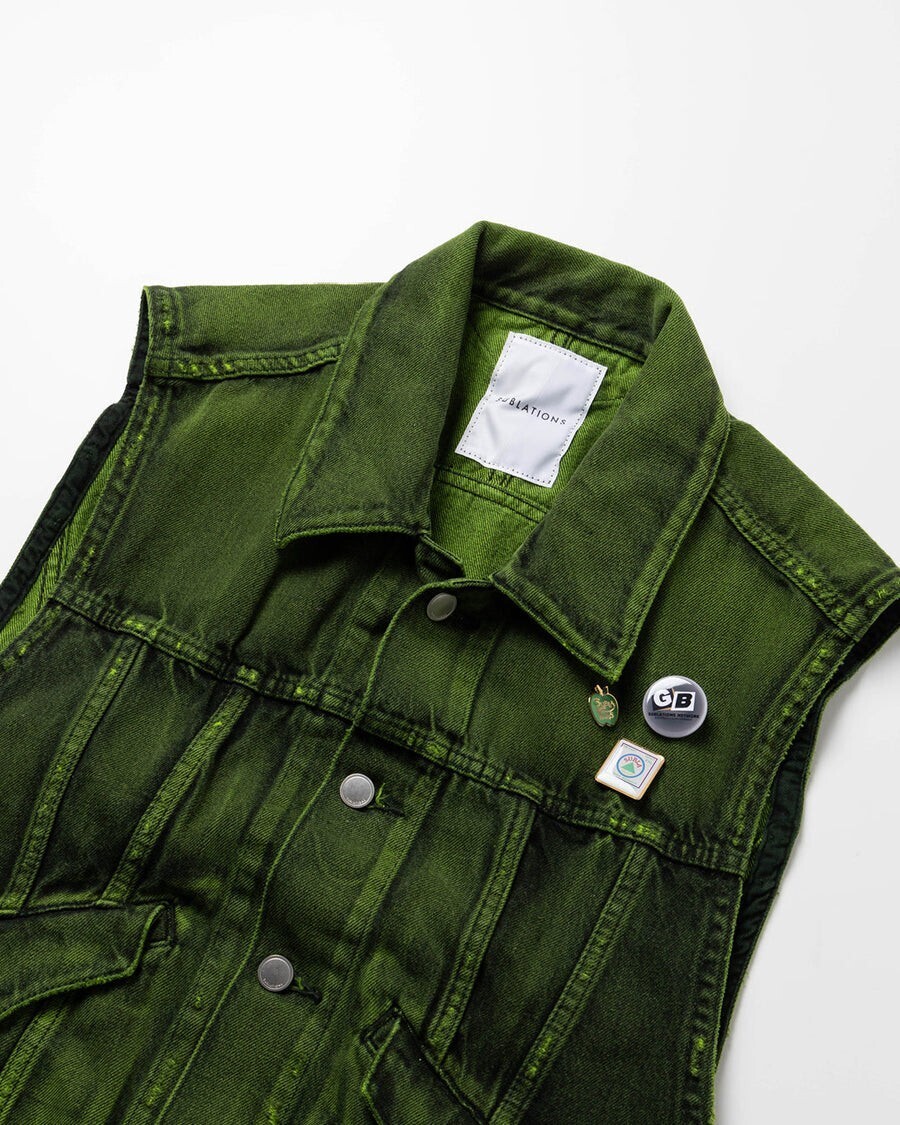SUBLATIONS LOW SILHOUETTE DENIM VEST .09