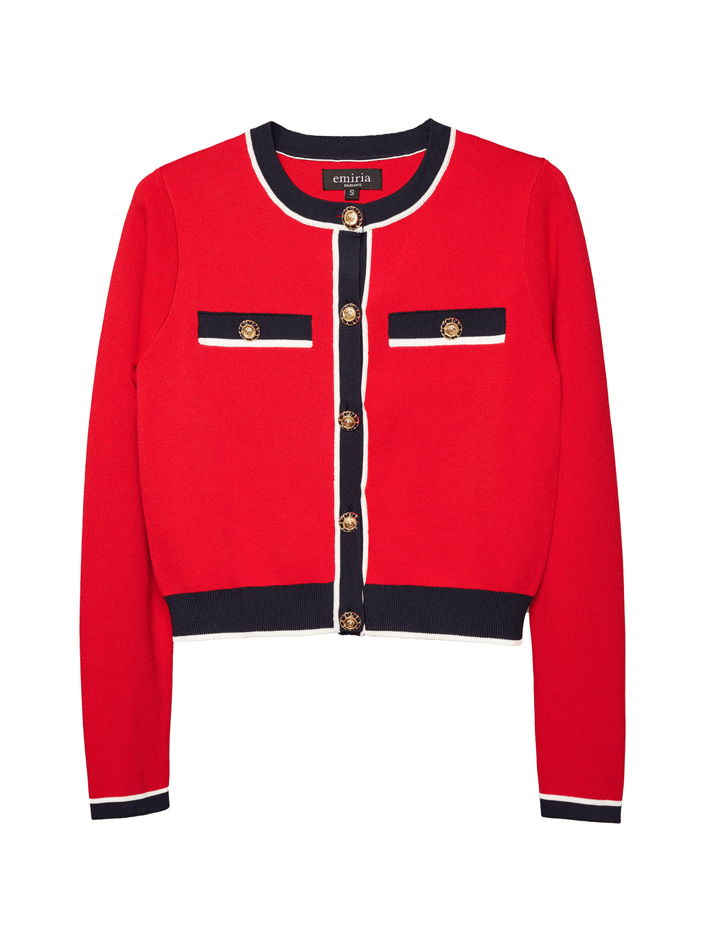 EmiriaWiz Bicolore knit cardigan