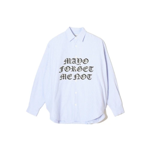 MAYO EMBROIDERY STRIPE SHIRT