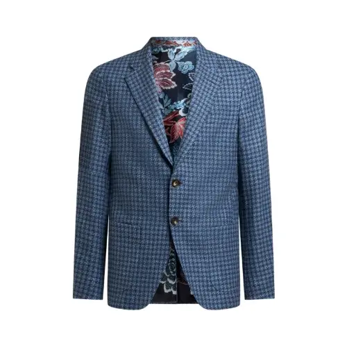 ETRO checked single-breasted blazer
