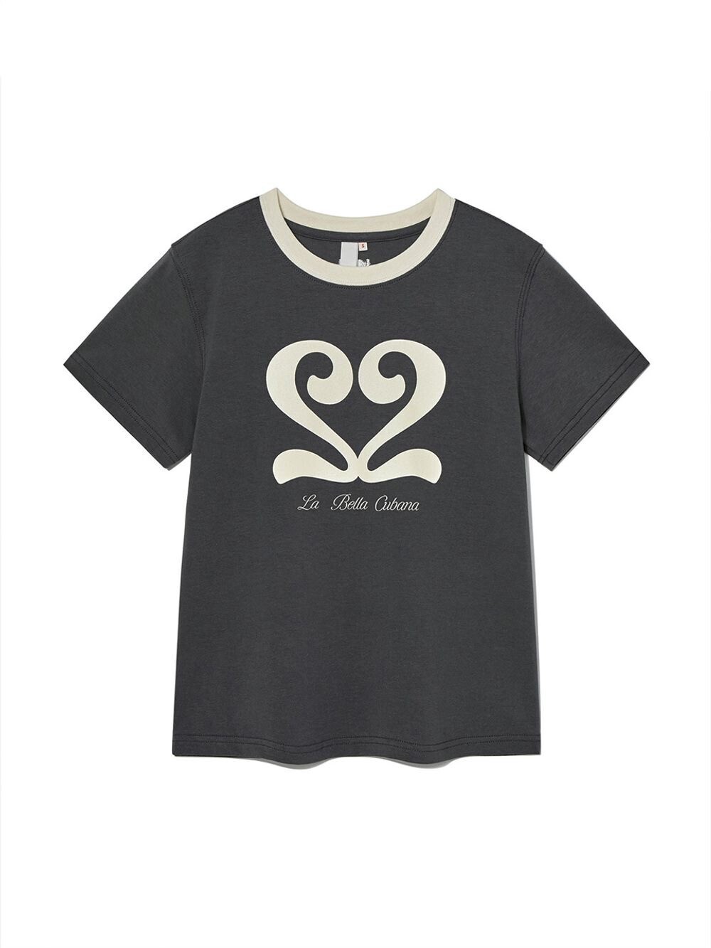 KIJUN La Bella Cubana T-Shirt Charcoal