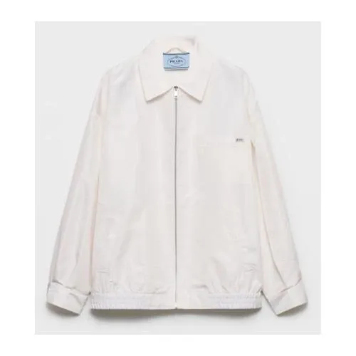 PRADA シルクファイユ ブルゾンジャケット