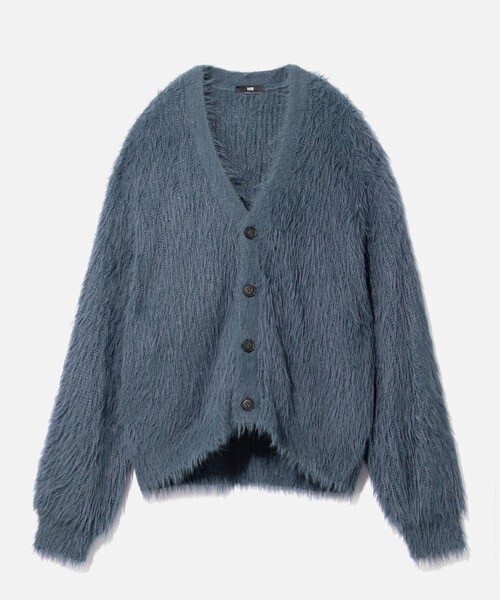 HARE ロングシャギーニットカーディガン