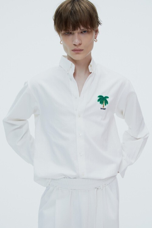 NOHANT PALM TREE OXFORD SHIRT