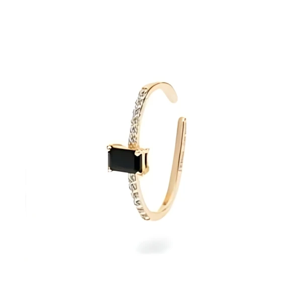 PRMAL Mixture Bar Ear Cuff [Onyx]