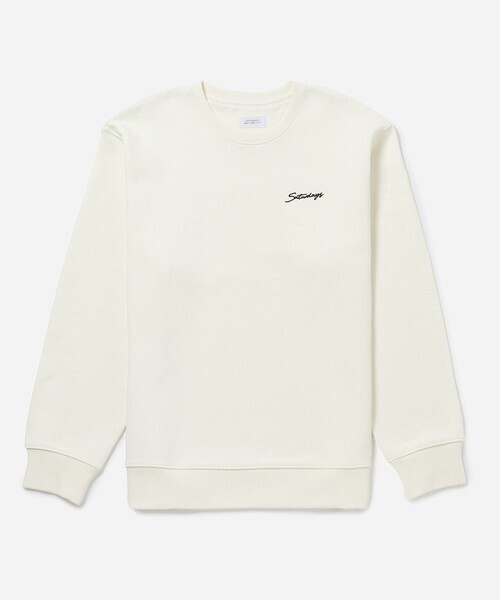 Saturdays NYC Bowery Script Embroidered Crew