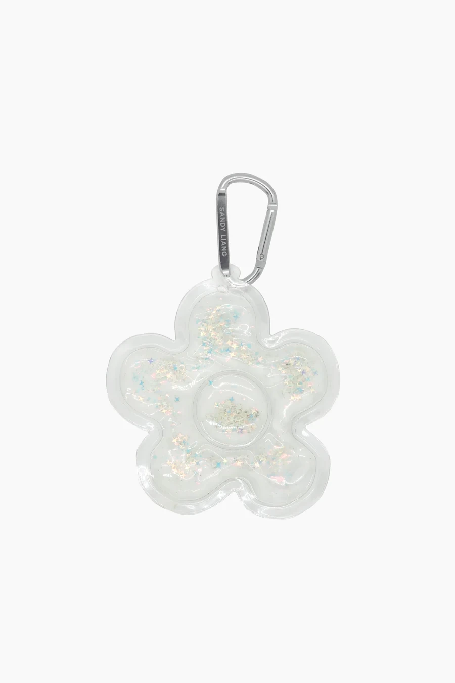 Sandy Liang JELLY KEYCHAIN IN CLEAR