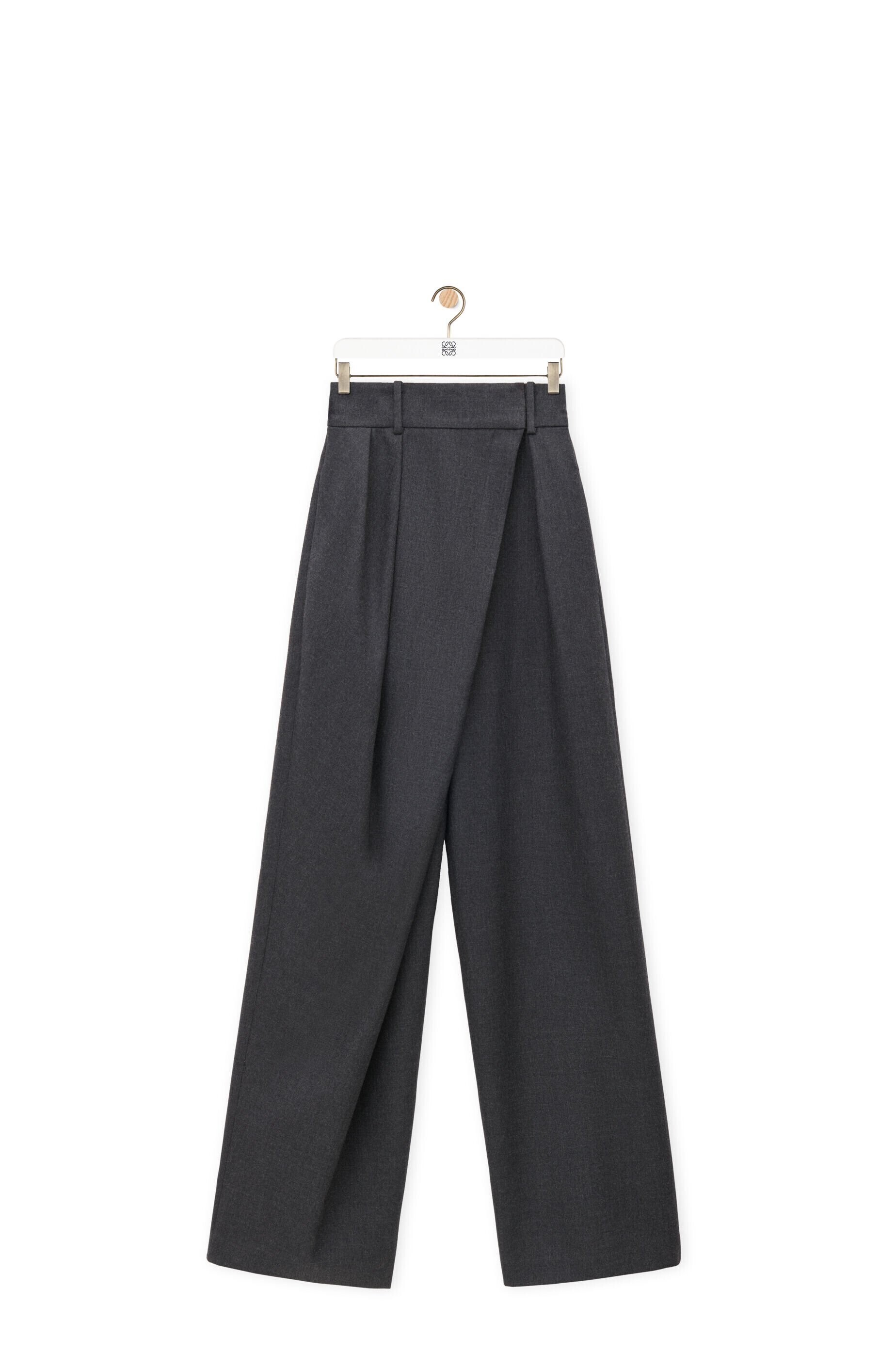 LOEWE ラップトラウザーズ（ウール）