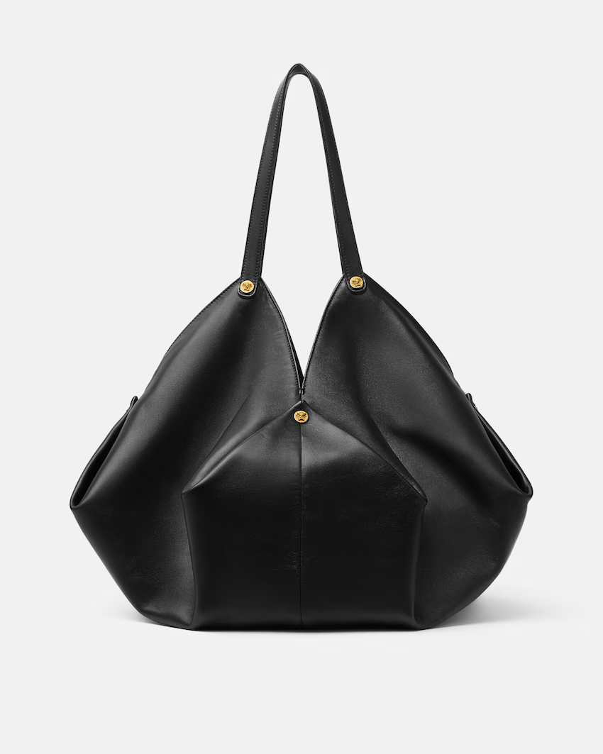 Versace プロテア ラージ ナッパ ショルダー バッグ