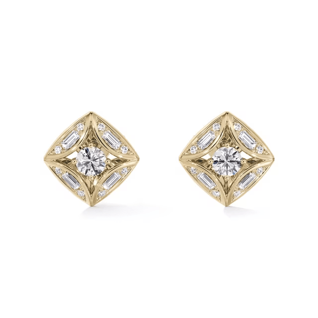 Forevermark フォーエバーマーク アイコン® コレクション マルチストーン スタッズイヤリング