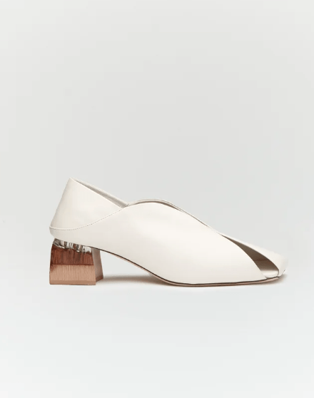 ALM. ERIN LEATHER PUMPS