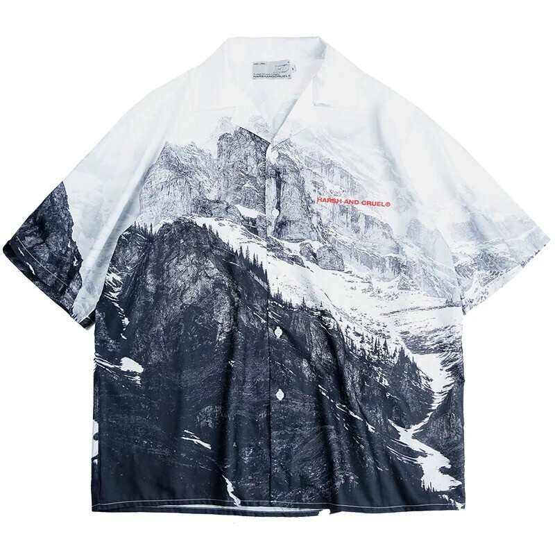 Harsh and Cruel Mountain Cuban Shirt