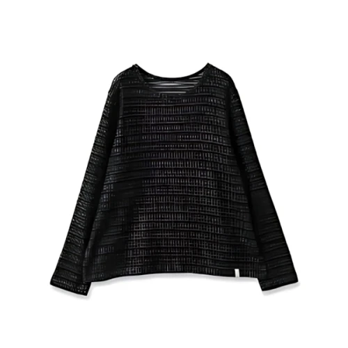 JieDa REVERSIBLE CHAIN STITCH KNIT CREW