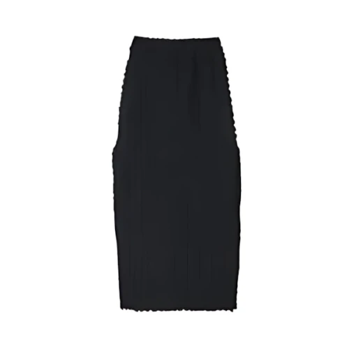AMAIL Popcornfit slit skirt