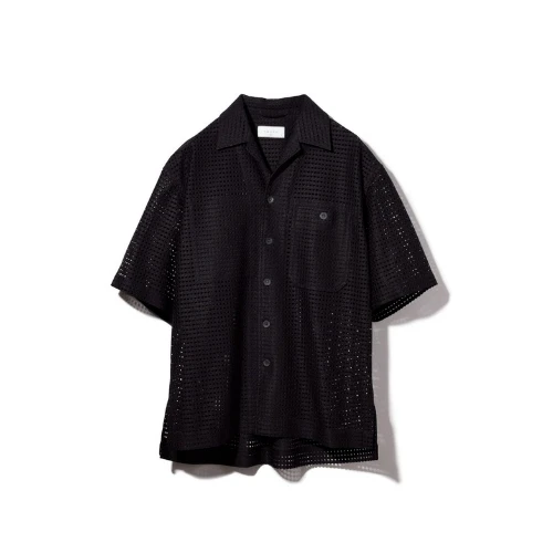 TAUPE SQUARE RUSSELL OPEN COLLAR SHIRTS
