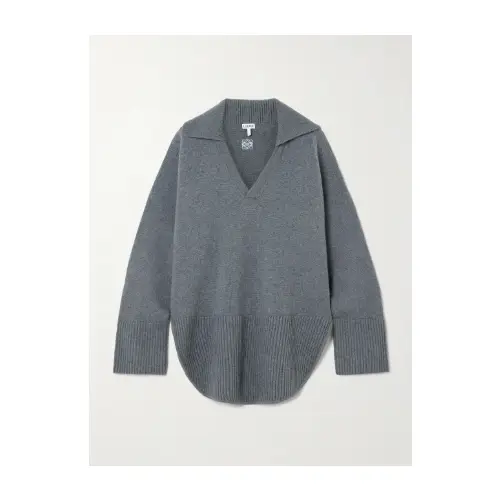 LOEWE Embroidered wool sweater
