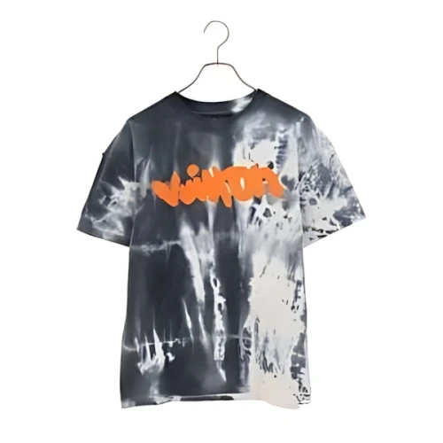 LOUIS VUITTON インサイドアウトタイダイロゴプリントTシャツ 22AW