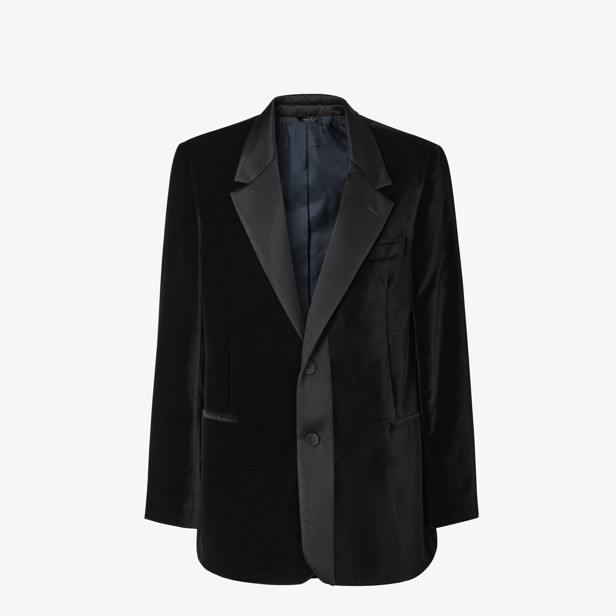 FENDI ブラックベルベット ブレザー