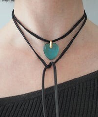 ADER.bijoux Heart ribbon choker/チョーカー