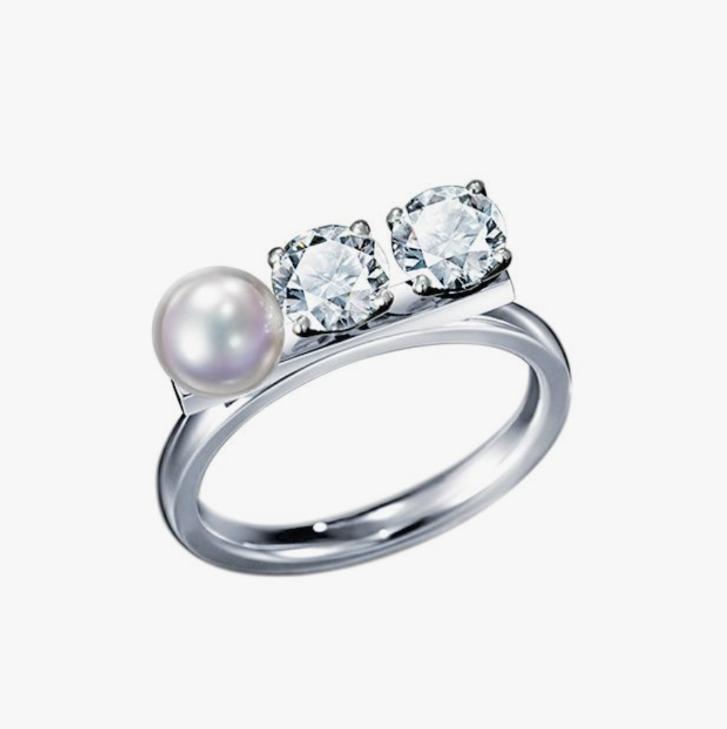 TASAKI バランス ダイヤモンド ツイン リング