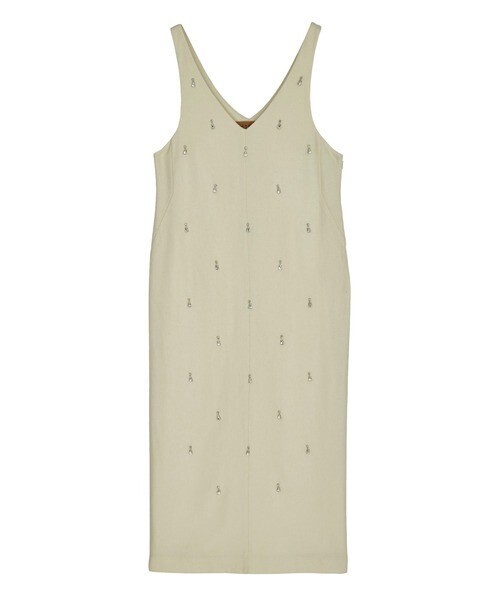 AMERI VINTAGE UND ELSA BIJOU WOOL DRESS