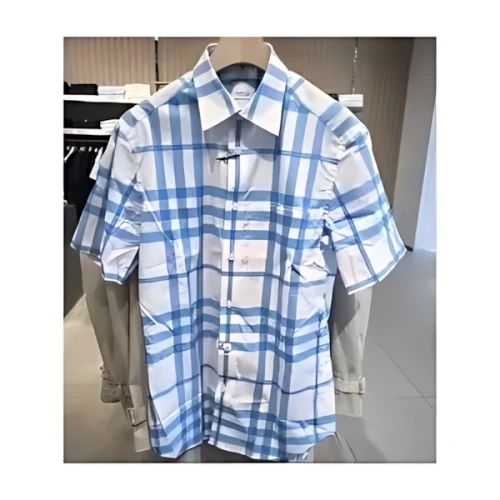 BURBERRY CLAVERDON チェック柄半袖シャツ